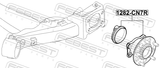 Febest 1282-CN7R Rear Wheel Hub