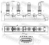 Febest 18640-003 Ignition Coil