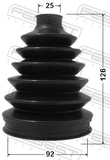 Febest 0317P-RE20 Boot Outer CV Joint Kit Pvc 92X126X25