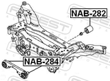Febest NAB-284 Differential Mount Bushing