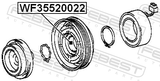 Febest WF35520022 Air Conditioner Bearing 35X52X22