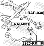 Febest 2920-RRIIIF Ball Joint Front Arm