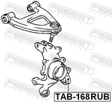 Febest TAB-168RUB Rear Knuckle Bushing