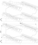 Febest 2801-DUCIIF Pad Kit, Disc Brake, Front (With Wear Sensor)