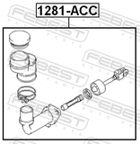 Febest 1281-ACC Clutch Master Cylinder