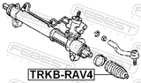 Febest TRKB-RAV4 Steering Gear Boot