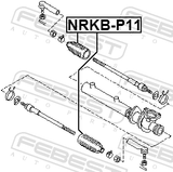 Febest NRKB-P11 Steering Gear Boot