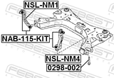 Febest 0298-002 Bolt