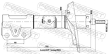 Febest 01110-001FR Shock Absorber Front Right Gas.Twin Tube