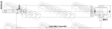 Febest 02110-009R Rear Shock Absorber Gas.Twin Tube