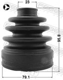 Febest 0215-L32T Boot Inner CV Joint Kit 79.1X95.8X23