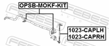 Febest OPSB-MOKF-KIT Front Stabilizer Bar Bush Kit D24