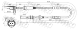 Febest 19606-002 ABS Sensor Rear