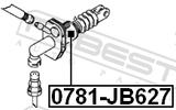 Febest 0781-JB627 Clutch Master Cylinder