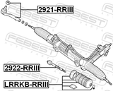 Febest 2922-RRIII Steering Tie Rod
