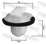 Febest 88570-134 Retainer Clip