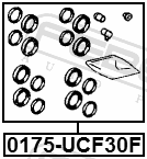Febest 0175-UCF30F Front Brake Caliper Repair Kit (Set For Two Sides)