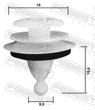 Febest 88570-206 Retainer Clip