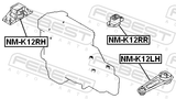 Febest NM-K12LH Rear Engine Mount
