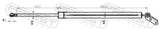 Febest 05117-007LH Tailgate Gas Strut Left