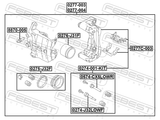 Febest 0274-J32LOWF Front Caliper Slide Pin