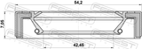 Febest 95GAY-44540707X Oil Seal Rear Hub 42.45X54.2X7.05X7.05