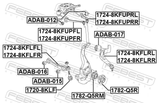 Febest ADAB-015 Bushing, Front Lower Control Arm