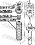 Febest MZD-BLF Front Shock Absorber Jounce Bumper