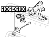 Febest 1081-C100 Clutch Master Cylinder