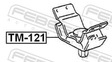 Febest TM-121 Rear Engine Mount