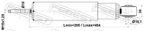 Febest 04110-012R Rear Shock Absorber Gas.Twin Tube
