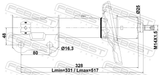 Febest 12110-023FR Shock Absorber Front Right Gas.Twin Tube