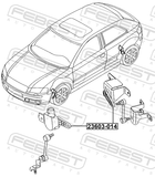 Febest 23603-014 Height Control Sensor