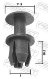 Febest 88570-185 Retainer Clip