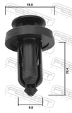 Febest 88570-115 Retainer Clip