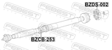 Febest BZCB-253 Drive Shaft Bearing