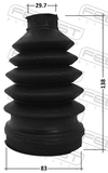 Febest 3215P-ESC Boot Inner CV Joint Kit Pvc 83X138X29.7