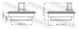 Febest 01606-009 ABS Sensor Rear