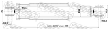 Febest 24110-005R Rear Shock Absorber Gas.Twin Tube