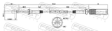 Febest 19606-003 ABS Sensor Front