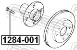 Febest 1284-001 Wheel Stud
