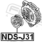 Febest NDS-J31 Alternator Pulley