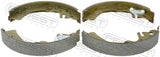 Febest 0202-E11R Shoe Kit, Rear Brake - Kit (With Retaining Ring)
