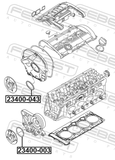 Febest 23400-043 Timing Cover Seal
