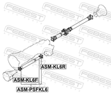 Febest ASM-PSFKL6 Propeller Shaft