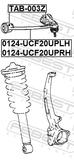 Febest TAB-003Z Bushing, Front Upper Control Arm