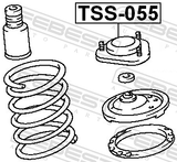 Febest TSS-055 Front Shock Absorber Mounting