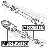 Febest MRKB-CU20 Steering Gear Boot