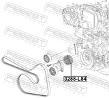Febest 3288-L84 Pulley Idler