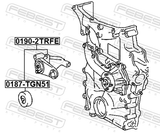 Febest 0187-TGN51 Tension Pulley